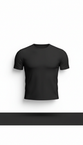 T-shirt muscle-fit noir coton stretch