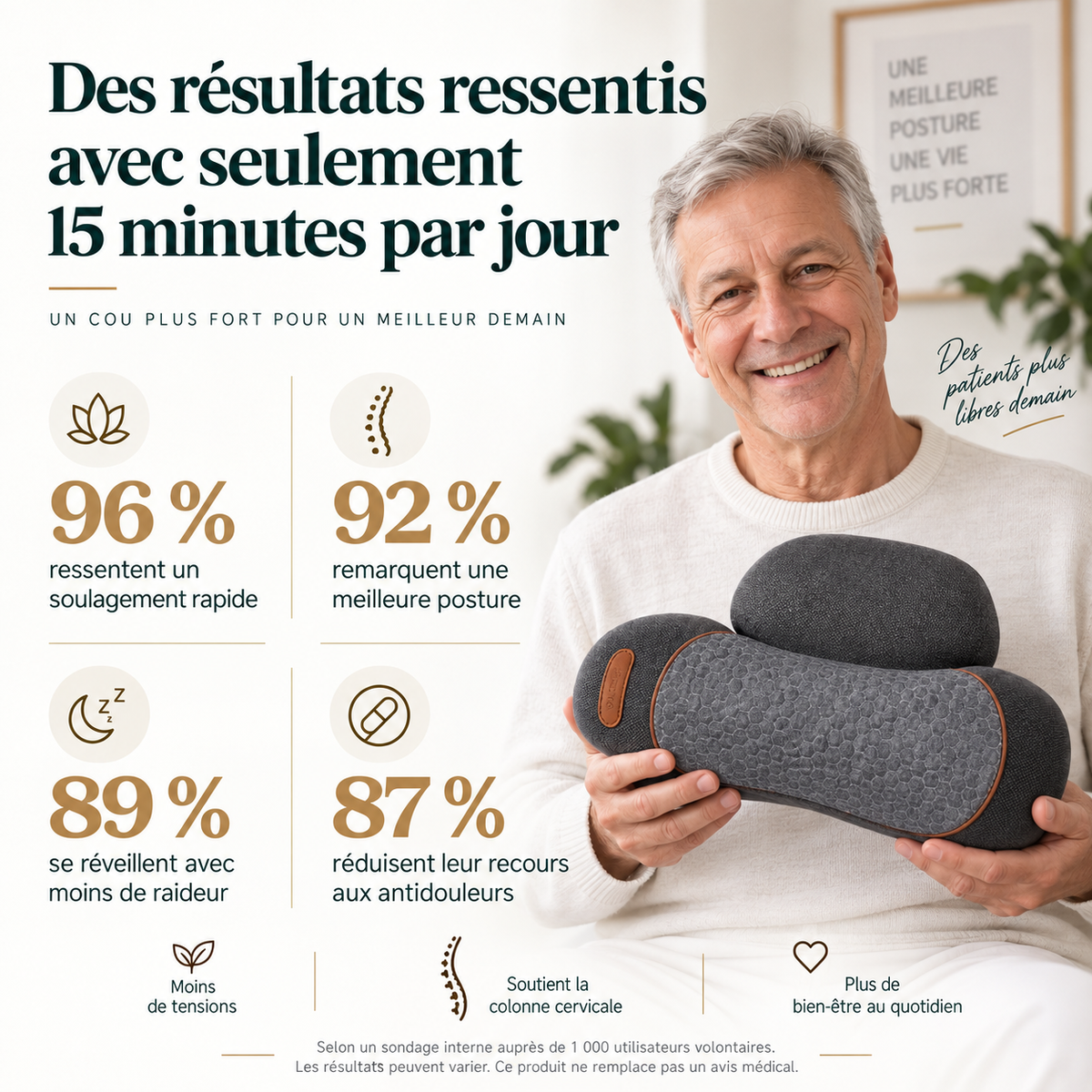 Appareil de massage Theratex 3-en-1