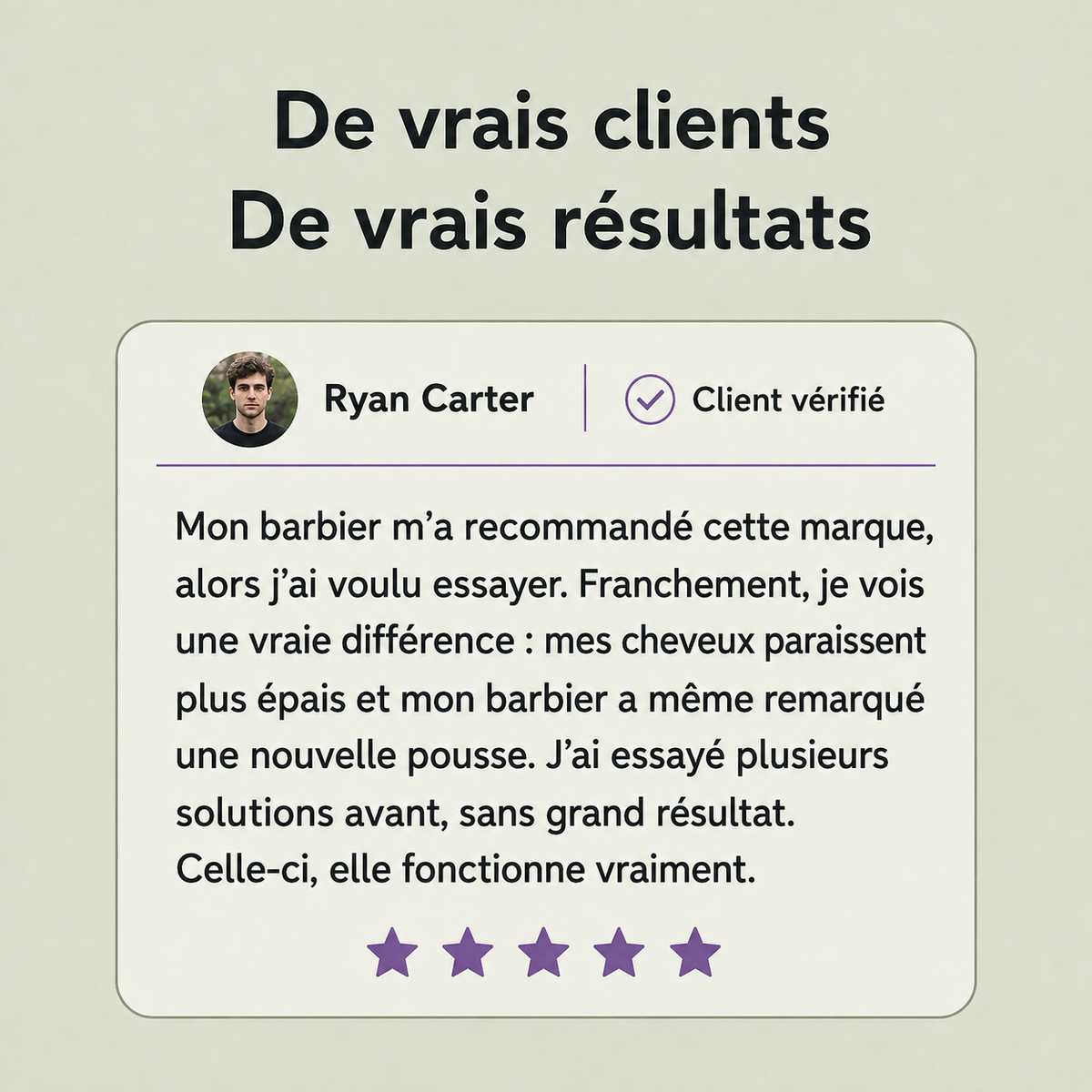 Sérum roll-on pour la pousse des cheveux