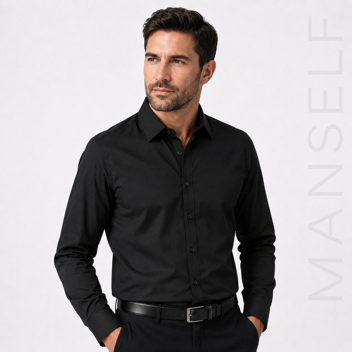 Chemise Infroissable à Coupe Ajustée