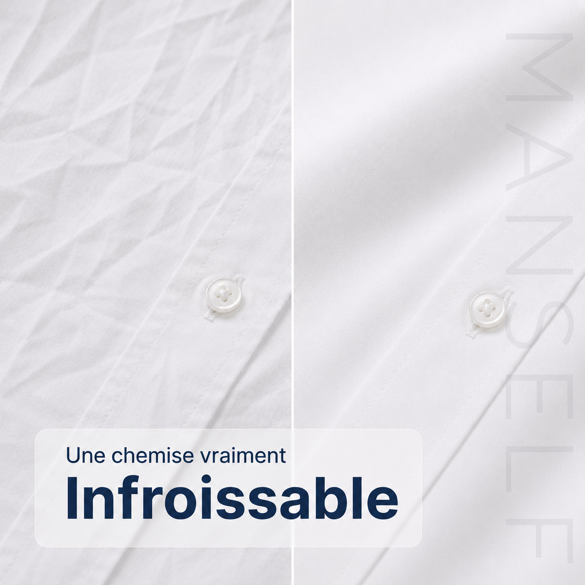 Chemise Infroissable à Coupe Ajustée